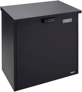 ARREGUI Bigpack Base Electronic EP2104E Cassetta Postale per Pacchi con Apertura Elettronica | Cassetta in Acciaio per Pacchi Grandi (Pacco Massimo: 47x46x24 cm) | Cassetta per Acquisti Online | Nero