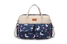 motherly 15 liter Multipurpose Diaper Handbag With Changing Mat |6 Month Warranty |(Unicorn Blue)