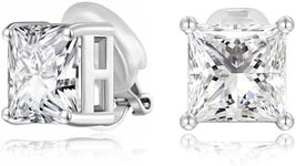 FAMARINE Silver Clip on Earrings Wo