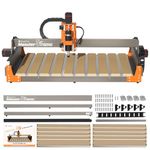 FoxAlien 3S 8040 X-axis Extension Kit with T-Slot Hybrid Spoilboard for Masuter 3S CNC Router Machine, for Large Engraving Carving Projects (Extend X-axis to 800mm)