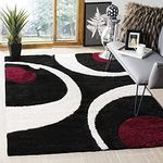 CARPET PLANET Premium Polyester Decorative Shaggy Carpet Bedside Runner Area Rug for Home Bedroom Kitchen Office Hall Door Mat