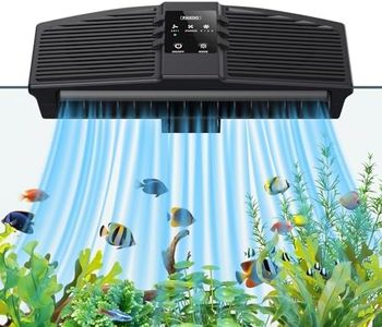 PAIZOO Aquarium Chiller Fan, Fish Tank Cooling Fan with 3 Speed Modes Aquarium Cooler Water Chiller for Axolotl Betta Fish Accessories, 7W