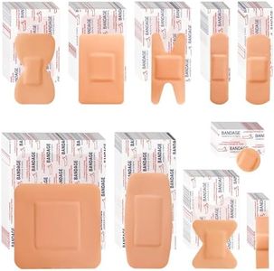 Bandage Variety Pack - 800 Pcs Assorted, Large Adhesive Fingertip, Waterproof Breathable for First Aid and Protect Wounds (10 Styles)