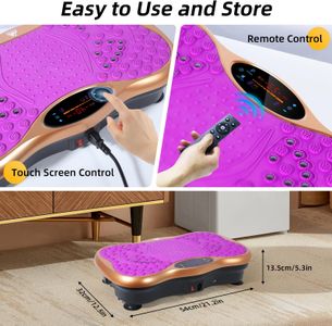 EVOLAND Vibration Plate – Fitness Exercise Machine, Purple