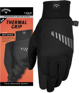 Callaway Thermal Golf Gloves, Black – Warm Winter Grip
