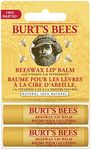 Burt's Bees 100% Natural Moisturizing Lip Balm, Beeswax - 2 Tubes, 2 Count, Value Pack