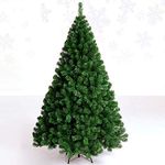 HashWOW® 6FT Christmas Tree with Sturdy Stand for Home Decor with Branches, Premium Artificial Green Tree, Office, School, House, Restaurants, & Store Decoration for Indoor & Outdoor Decor