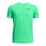 Under Armour Tech 2.0, Breathable T-shirt for boys, (300) Vapor Green / / Black, S