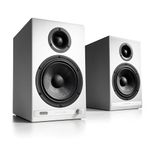 Audioengine HD6 Wireless Speakers with Bluetooth - 150W Powered Bookshelf Speakers with aptX-HD, AUX, Optical, RCA, 24-bit DAC (White)