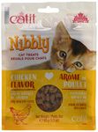 Catit Nibbly Cat Treats-Chicken Flavour-90 G (3.2 Oz), 1 Pouch