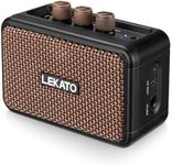 Mini Guitar Amp, LEKATO 5W Wireless Rechargeable Electric Guitar Amplifier with CLEAN/OVERDRIVER Effects, Bluetooth 5.0 Portable Practice Guitar Amp for Home Practice and Music Party