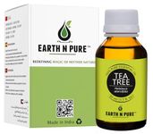 Earth N Pure Tea Tree Essential Oil for Scalp Care, Skin Care and Relief from Acne and Pimples | 50 ML