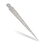 Mesee Taper Gage, 1-15mm Stainless Steel Taper Welding Gauge Inch & Metric Feeler Gap Hole Measuring Tool for Tapering Measurement