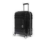 uppercase Bullet (Medium) 66 cms | Check-in Trolley Bag | Hardsided Luggage Anti-Scratch 8 Spinner Wheel Luggage | TSA Lock & Anti-Theft Zippers | Suitcase for Men & Women | 2000 Days Warranty (Black)