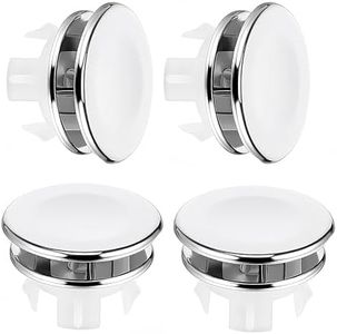 Sink Overflow Cap 4 Pcs Bathroom Sink Overflow Cover,Applicable Aperture 22-24mm