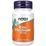 Now Foods, Zinc Picolinate, 50mg, High Dose, 1 Capsule Every 2 Days, 60 Vegan Capsules, Lab-Tested, Gluten Free, SOYA Free, Non-GMO, Vegetarian