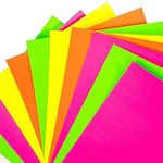 30 x Sheets of A4 Neon Card - Fluorescent Thick 200gsm Craft Card Stock