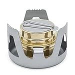 Famgee Outdoor Mini Portable Alcohol Stove Burner for Backpacking Hiking Camping Survival - Gray