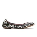 Hush Puppies Women's Chaste Ballet Flat, Zebra Calf Hair, 6 M US
