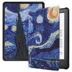 Robustrion Ultra Slim Smart Flip Case Cover for All New Amazon Kindle 6" 10th Generation - Landscape