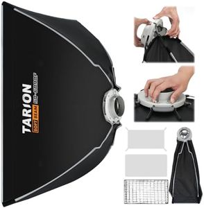 TARION Foldable Bowens Softbox with Grid: Quick One-Step Open/Lock, 23.6x35.4in (60x90cm) Rectangular Softbox, Easy Set-up, Ideal for Flash Speedlight Studio Photography Lighting SQ-6090F SOFTBEAM