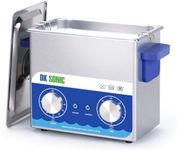 DK SONIC Ultrasonic Cleaner,3L 120W Ultrasonic Jewelry Cleaner with Heater& Mechanical Timer,Sonic Cleaner for Cleaning Jewelry,Eyeglasses,Coins(Include Basket)