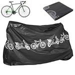 Bike Cover,bike Cover Bicycle Outdoor Waterproof Bike Cover Bike Rain Cover Dustproof Rain Snowproof UV Protection Outdoor Storage Bike Cover Suitable for Mountain, Road and Heavy Bicycl