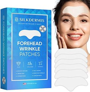 SILKDERMIS Forehead Wrinkle Patches 12Pcs with Aloe, Collagen, Vitamin E, Anti Wrinkle Patches, Forehead Wrinkles Treatment