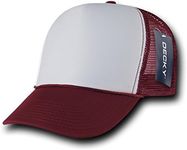 Decky Two Tone Trucker Cap, Cardina