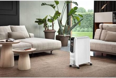 DeLonghi Dragon Oil Radiator Heater 2500W – White
