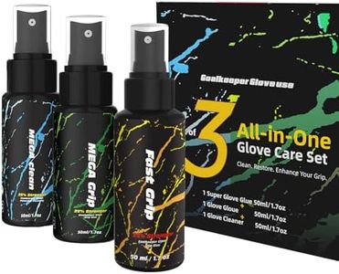 Clbort Goalkeeper Glove Spray Bundle, Contains MSDS Certified 30ml Goalkeeper Grip Spray + 30ml Goalkeeper Glove Wash & Prepare Spray