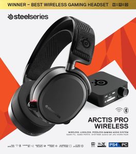 SteelSeries Arctis Pro Wireless Gaming Headset – High-Fidelity Audio