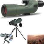 ZOTIMO Monoculars for Long Distance 25-75x60 | Monocular Telescope with Tripod | Spotting Scope for Camping, Wildlife, Bird Watching, Hunting, Travelling | Extra-Wide View