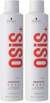 Schwarzkopf Professional OSiS Session Hairspray Long Lasting Wind Proof Brushable Finish Without Flaking Anti Humidity Heat Protection Extra Strong Hold 300 ml (Pack of 2)