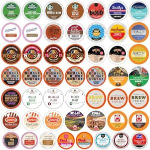 Crazy Cups Perfect Samplers Premium Coffee, Variety Pack, 50 Count