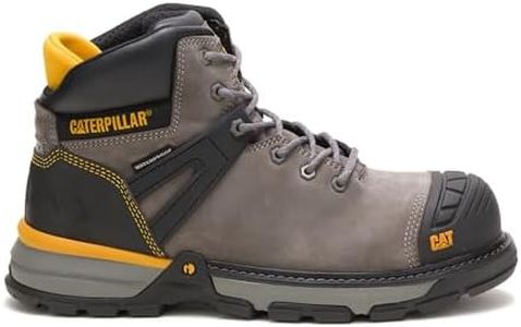 Caterpillar Mens Excavator Superlite Nano Toe Casual Work & Safety Shoes, Grey, 11.5