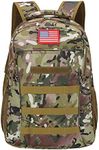 Houart Camo Backpack,Boys Backpack for Scool Military,40L Army Bookbag Waterproof for Middle Elementary