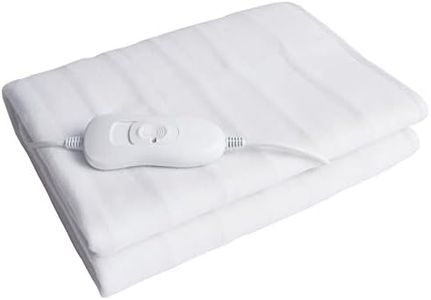 Daewoo Electric Blanket With 3 Heat Settings, Over Heat Protection, Detachable Controller, Heated Blanket, Double