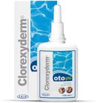 ICF Clorexyderm Oto Piú Ear Cleaner for Dogs & Cats: Prevents Dirt & Wax Build-up - Ear Drops Solution to Soothe Itchy Ears - 150 ml