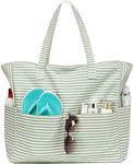 LEDAOU Large Beach Tote Bag Women W