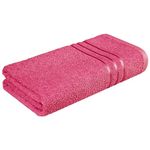 MYTRIDENT Towels for Bath | Comfort Living Towels | Quick Drying | Travel Friendly | Bath Towel for Men/Women | 1 Piece Towels for Bath Large Size |100% Cotton 400 GSM | 70 cms x 140 cms - Candy Glow