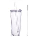 Tea Tumbler With Straws