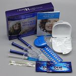 Professional Teeth Whitening Kit 4 Gel 2 Strips 1 LED White Tooth Bleach Blanchiment Dent Tanden Bleken Blanqueador Dental Care