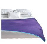 TOP 100% Waterproof Blanket Purple/Blue Jumbo 80x60 for Adults and Pets. Keeps Everything Dry No Matter How Wet It Gets! Ultra Soft, Noiseless Leak Proof Bed, Mattress, Furniture Protector EZ Wash/Dry