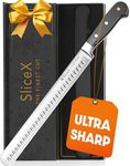 SliceX Brisket Slicing Knife – 12" BBQ Knife, Brisket Knife, Grilling Gifts For Men – Razor Sharp German Steel, Full Tang, Ergonomic Handle