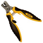 Pet Republique ® Professional Dog Nail Clippers - Best Cat, Puppy, Rabbit, Bird Claws, Dog Nail Trimmer - Sharp & Durable Angled Blades with Protective Guard & Safety Lock - S&L