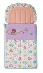 abracadabra Newborn Cotton Quilted Nest Bag/Sleeping Bag, Size 70 cm x 36 cm, Age 0-9 Months (Chirpy Bird) - Peach