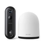 WUUK 2K Doorbell Camera, Video Doorbell Wireless/Wired, Homebase Supports Up to 8 WUUK Cams, No Subscription, 2.4/5 GHz WiFi, 32G Local Storage, Human Detection, Compatible with Alexa and Google Home