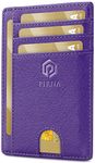 Slim Wallet for Women | Small RFID Blocking Minimalist Credit Card Holder – Thin UK Card Wallet with Gift Box (Royal Purple)