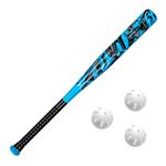 Bat & Ball Set - Graffiti Plastic Bat & Ball Homerun Set- David Ortiz Backyard Baseball Set for Youth, Kids, Teenagers, Adults